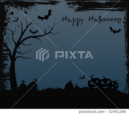 Halloween background with tree Halloween background with tree 32401266