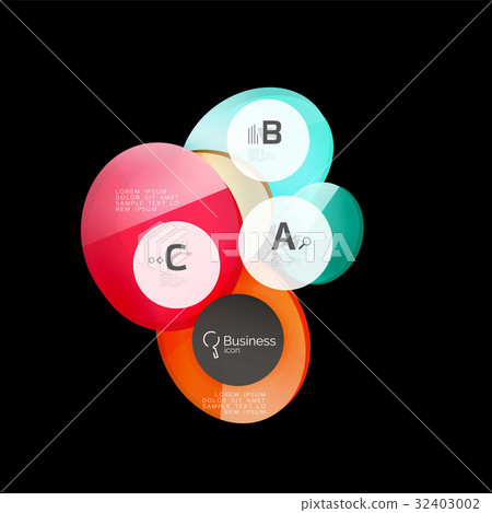 Geometrical abstract infographics banner template 32403002