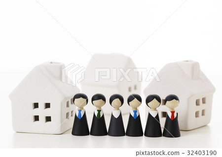 House Housing Residence My Home White Back 32403190
