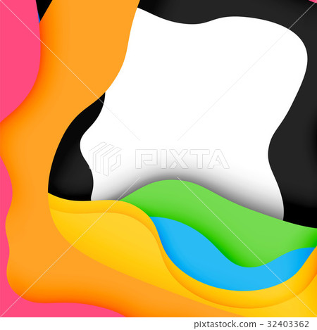 3d vector abstract background with cut shapes 3d vector abstract background with cut shapes 32403362
