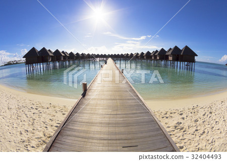 beautiful beach and water villa.maldives beautiful beach and water villa.maldives 32404493