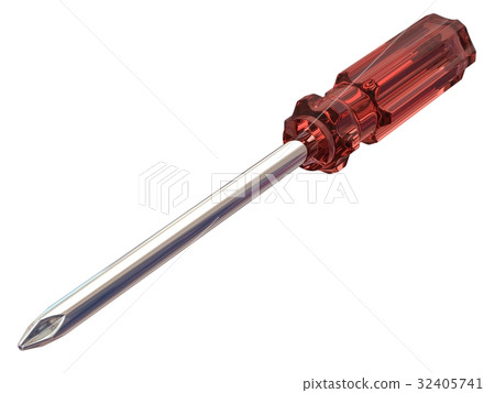 Rendering image of transparent red grip plus driver 32405741