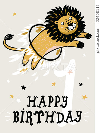 Birthday card for 1 year old baby Birthday card for 1 year old baby 32408115