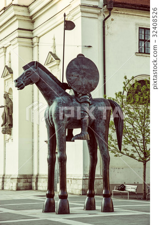 Equestrian statue of margrave Jobst of Luxembourg Equestrian statue of margrave Jobst of Luxembourg 32408526