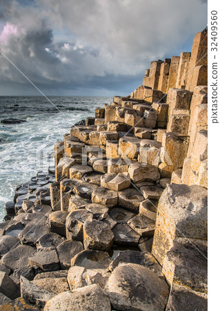 图库照片: the giants causeway in northern ireland