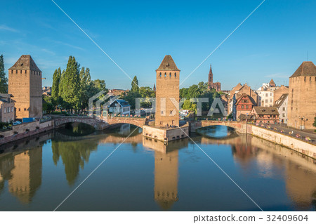 Canal in Strasbourg France Canal in Strasbourg France 32409604