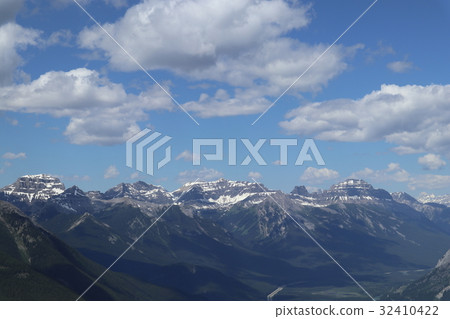 Canadian Rocky Banff Landscape from the top of the gondola 32410422