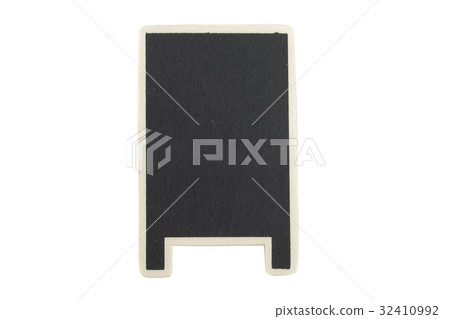 Black board isolated on white background 32410992