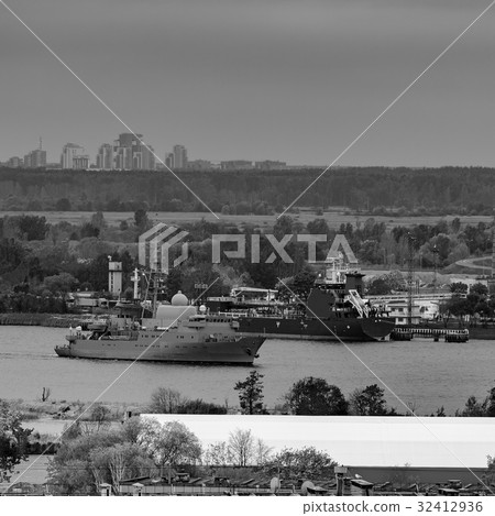 Military ship sailing Military ship sailing 32412936