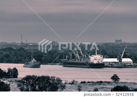 Military ship sailing Military ship sailing 32412938