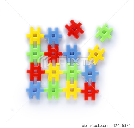 Colourful of construction toys Colourful of construction toys 32416385