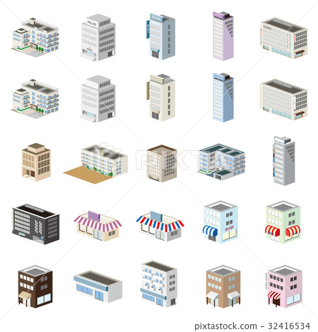 3D facilities · shops · buildings 3D facilities · shops · buildings 32416534