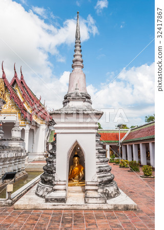 Pagoda in in Wat Phra Borommathat Chaiya Worawihan Pagoda in in Wat Phra Borommathat Chaiya Worawihan 32417867