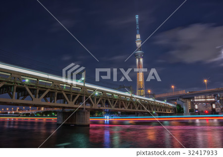 [Tokyo Night Scene] Tokyo Sky Tree Night View Asakusa 32417933