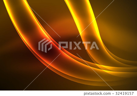 Vector glowing wave, smoke Vector glowing wave, smoke 32419157