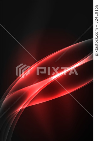 Vector glowing wave, smoke Vector glowing wave, smoke 32419158
