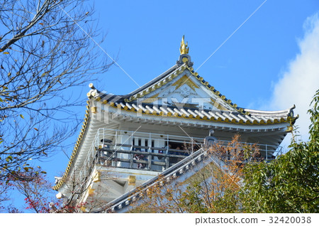 A castle tower at Gifu Castle (Gifu city, Gifu Prefecture) A castle tower at Gifu Castle (Gifu city, Gifu Prefecture) 32420038