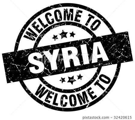 welcome to Syria black stamp - Stock Illustration [32420615] - PIXTA