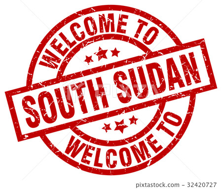 welcome to South Sudan red stamp welcome to South Sudan red stamp 32420727