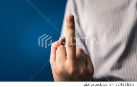 fuck, insult, hand 32421630