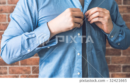 business shirt, gents, male 32421665