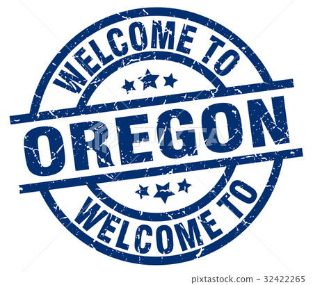 welcome to Oregon blue stamp 32422265