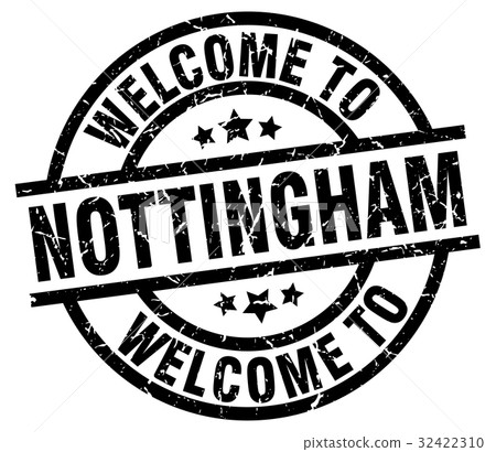 welcome to Nottingham black stamp welcome to Nottingham black stamp 32422310