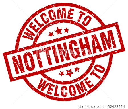 welcome to Nottingham red stamp welcome to Nottingham red stamp 32422314