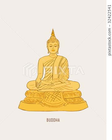 Thai culture concept with buddha . 32422541