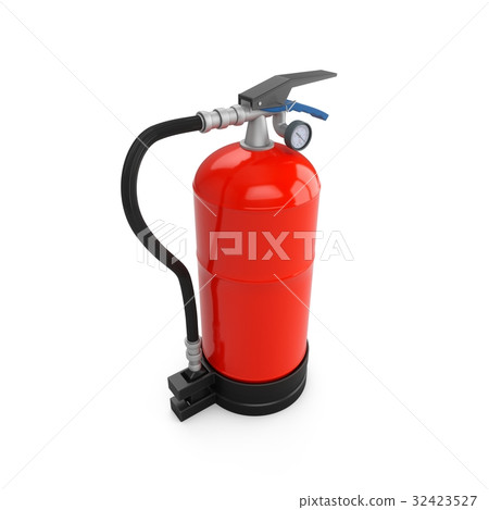 3D rendering Fire Extinguisher isolated on white 32423527