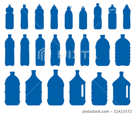set of plastic bottle icons set of plastic bottle icons 32423572