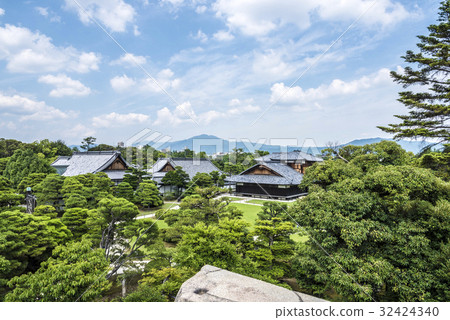 Honomaru god of Nijo castle from the castle tower 32424340