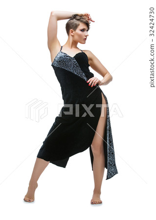 girl dancer in tango dress girl dancer in tango dress 32424730