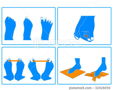 拇外翻的預防性運動（藍色，無解釋） 32426050