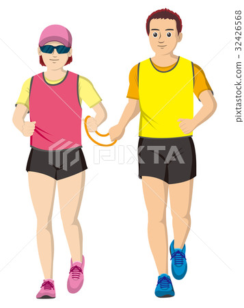 The blind marathon men and women The blind marathon men and women 32426568