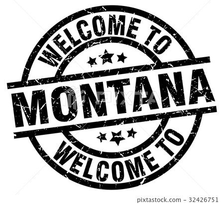 welcome to Montana black stamp welcome to Montana black stamp 32426751