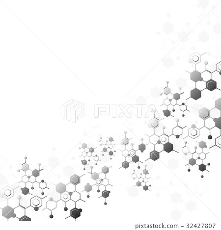 Abstract molecules medical background Abstract molecules medical background 32427807