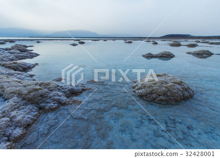Beautiful coast of the Dead Sea . Beautiful coast of the Dead Sea . 32428001