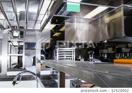 Professional kitchen, view counter in steel 32428002