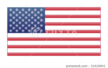 Flag USA. 4th of July. Independence Day Vector Flag USA. 4th of July. Independence Day Vector 32428941