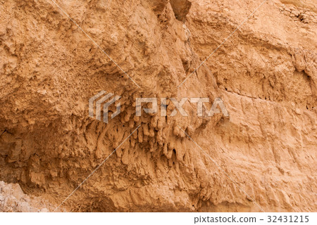 Wadi Qelt in Judean desert around St. George 32431215