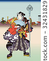 Utagawa Toyokuni Kanda Omijin Gifts Festival Image illustration 32431829