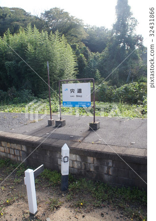 Kuri Line starting point (0 kilometer post) 32431866