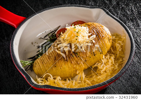 Swedish style baked potato Swedish style baked potato Swedish style baked potato Swedish style baked potato 32431960