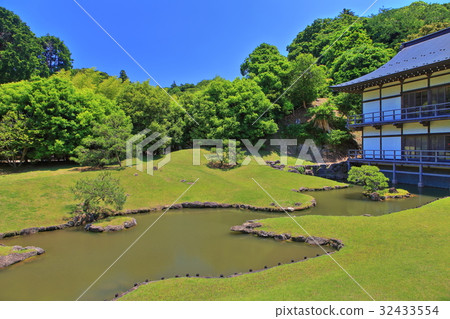 Kaenji temple long garden 32433554