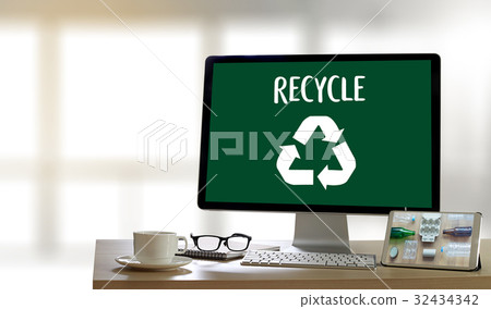 Environmental Conservation Recycle Green saving Environmental Conservation Recycle Green saving 32434342