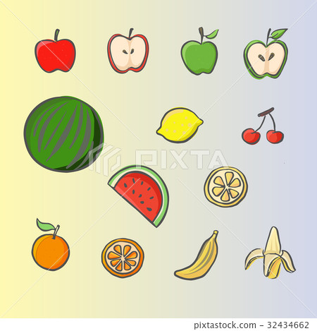 Fruit illustration 32434662