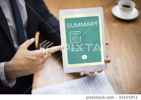 Progress Report Information Data Concept 32435851
