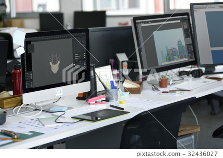 Creative designer place of work office Creative designer place of work office 32436027