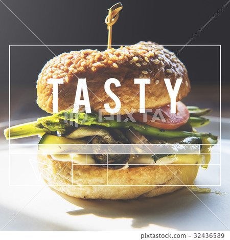Food Words Hamburger Appetite Meal 32436589